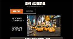Desktop Screenshot of kingbrokerage.com