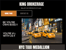 Tablet Screenshot of kingbrokerage.com